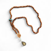 Signature ©️Goddess Necklace || new Current Offering with Wood OM #instock