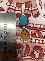 Block Print Earrings: each pair is one-of-a-kind!