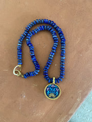 Block Print Flower Necklace Collection