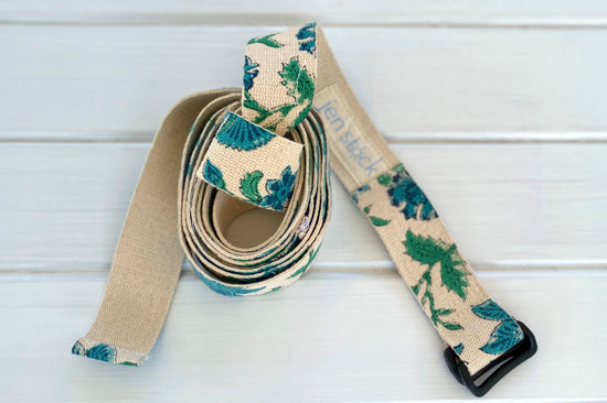 Block Print Yoga Strap