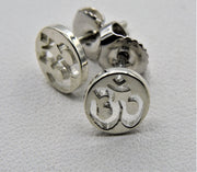 open OM Goddess earrings by Jen Stock Mindful Jewelry